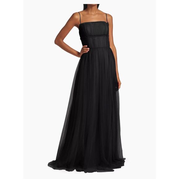 NWT Vera Wang Manuela Tulle Back Gown Size US 8 - Picture 2 of 16